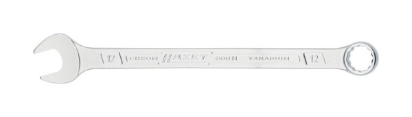 Hazet Ring-Maulschlüssel, Außen-Doppel-Sechskant-Tractionsprofil, 12 mm, 600N-12