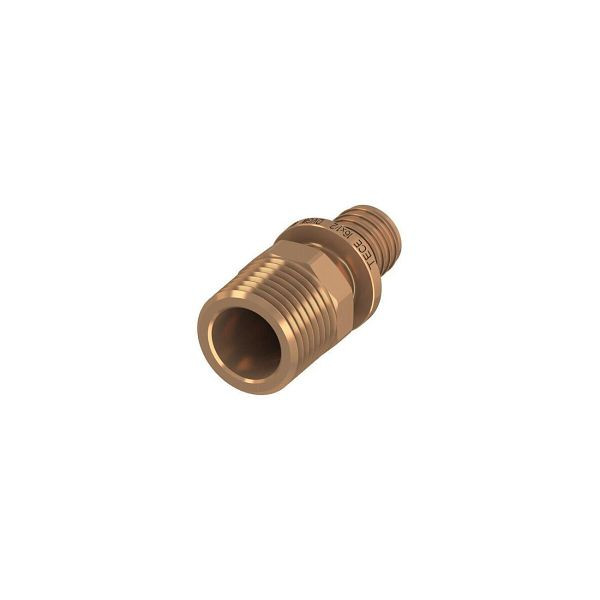 TECE Übergangsnippel TECEflex 25mmxR 3/4, Rotguss 705605, 106392