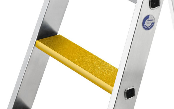Munk Günzburger Steigtechnik Trittauflage clip-step R 13 gelb Länge 368 mm, 019854