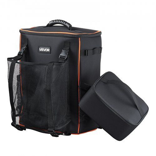 VEVOR Schweißrucksack 33 L, 600D Polyester mit Helmtasche, für Schweißen, Camping, Wandern, 360x210x475 mm, PJHJBBBDLHJBOVQND001V0