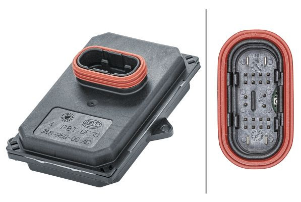 HELLA Steuergerät, Hauptscheinwerfer, 12V, Xenon, Einbauposition: beidseitig, 5DF 010 114-411