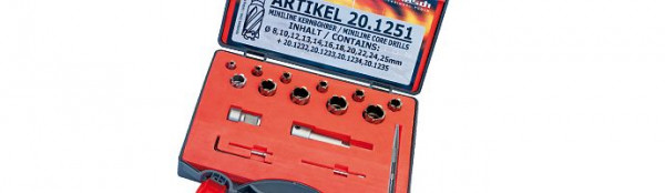 Karnasch Set 11 Stück Kernbohrer Mini-Line 8, 201251