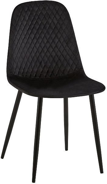 CLP Stuhl Giverny Samt, schwarz, 317267, 4251756446420