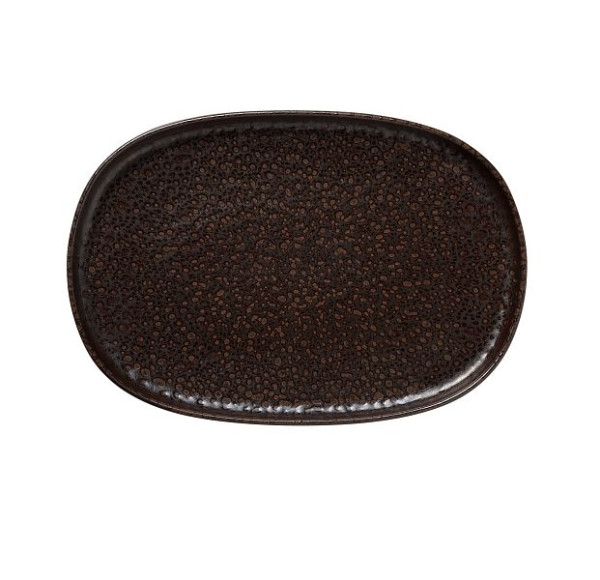 WAS Platte, 33 x 23 cm, metallic brown, VE: 4 Stück, 452002033