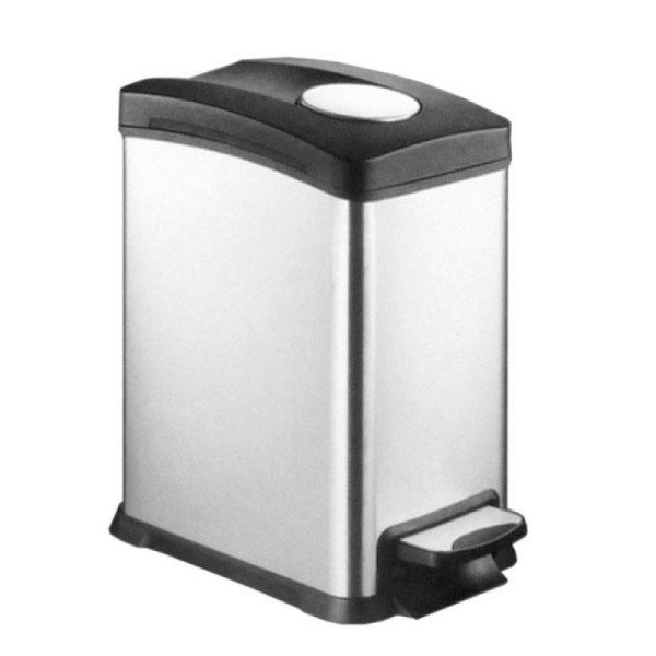 Stein HGS Abfallbehälter -Rejoice One- EKO, mit Pedal, 12 Liter /430x382x218mm/1 Stück, 18288