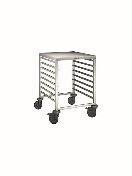 B.PRO RWRA 851 Regalwagen aus rostfreiem Edelstahl mit Kunststoffrollen, 572928