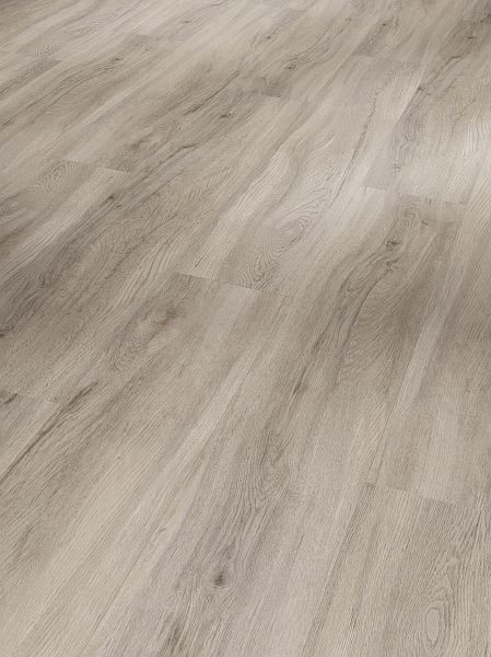 Parador Designboden Vinyl Basic 2.0 Eiche pastellgrau Landhausdiele Gebürstete Struktur, VE: 16 Stück, 1730798