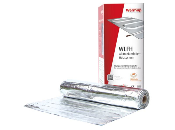 Warmup WLFH-80/720-9 Alu-Heizsystem 720 Watt Laminat 9,0 m², Aluklebeband, DEWLFH-80/720-9