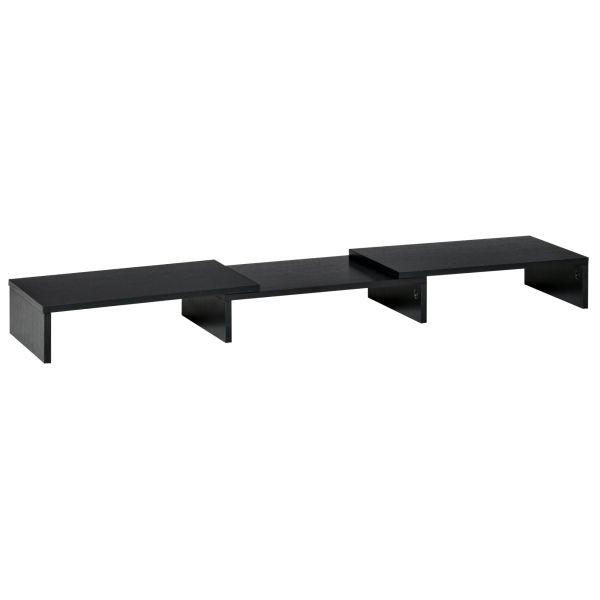 Vinsetto Monitorständer für Computerbildschirm Laptop 80-117 x 23,5 x 10 cm, 923-044