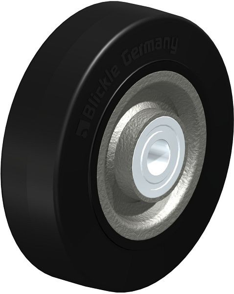 Blickle SE 160/20K Rad aus Elastik-Vollgummi, Schwarz, 3442