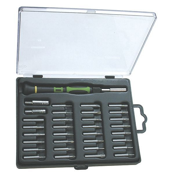 Haupa Elektronik-Schrauberbit-Set 33 teilig, 104002, 4011923179694