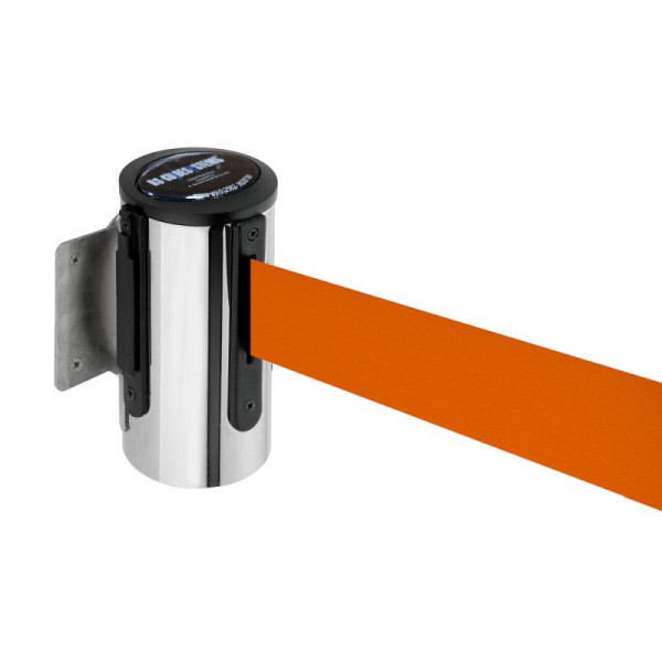 Stein HGS Wandgurtkassette -P-Line Future-, chrom, orange, mit magnetischem Gurtendstück, 12850g-2204