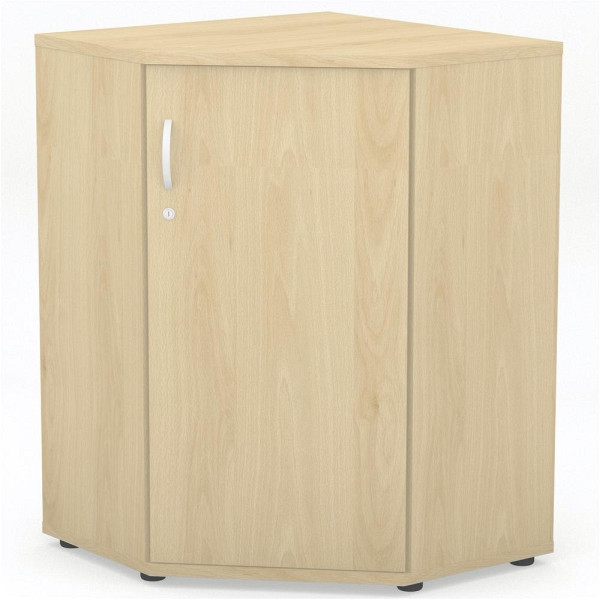 Deskin Eckschrank MULTI M pro, Dekor: Buchedekor, BxHxT: 800 x 1140 x 800 mm, 258442