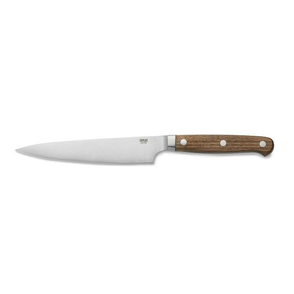 WAS Steakmesser Set CARLOS, mit Wallnussholzgriff, 24 cm, Klingenstahl 420, Holz, VE: 6 Stück, 6425024