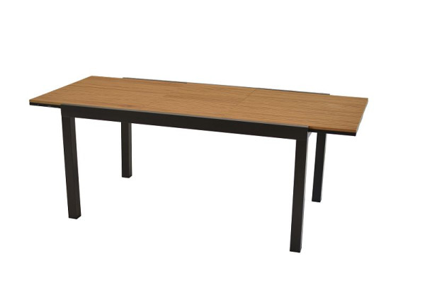 Merxx AZ-Tisch 150(200)x90 cm, Tischplatte aus Polywood, Aluminiumgestell mit Kunstoff, 21660-011