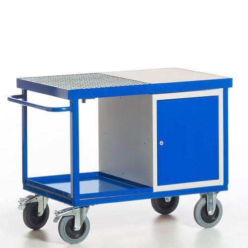 Rollcart Umwelt-Werkstattwagen 1 Stahlschrank (1250x700), Tragkraft: 600 kg, 07-4312