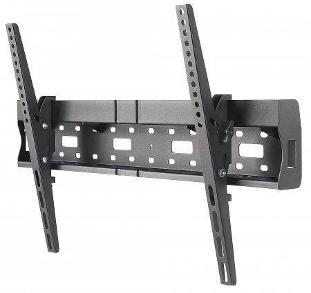 MANHATTAN Universal TV-Wandhalterung, neigbar, mit integrierter Ablagefläche, von 37" bis 70" und bis zu 35 kg, schwarz, 461467