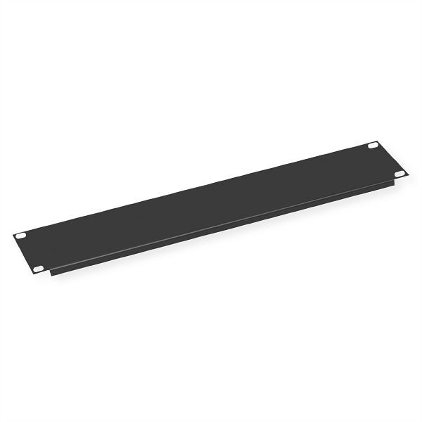 VALUE 19"-Blindplatte 2 HE, RAL 9005 schwarz, 26.99.0299