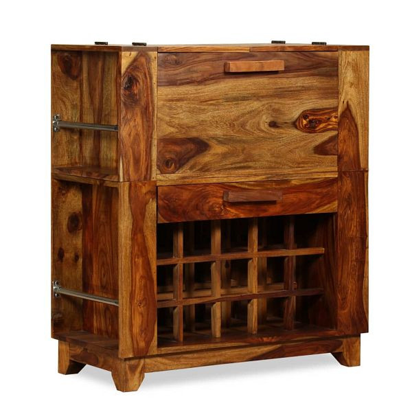 vidaXL Barschrank Massivholz 85x40x95 cm, 243948, 8718475528234