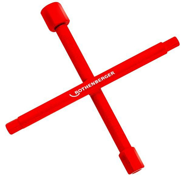 Rothenberger Sanitär-Kreuzschlüssel, 3/8-1", 351044, 4004625510445