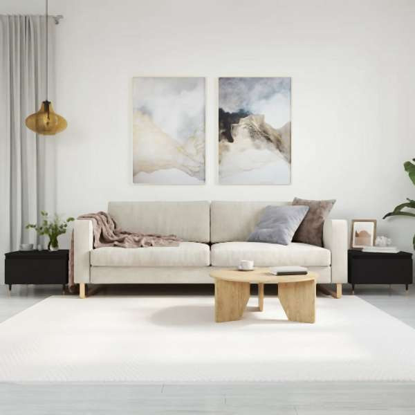 vidaXL Couchtische 2 Stück Schwarz 50x46x35 cm Holzwerkstoff, 830847