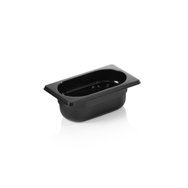 WAS GN Behälter GN 96 BLACK 1/9-065 mm, schwarz, Polycarbonat, 9619065