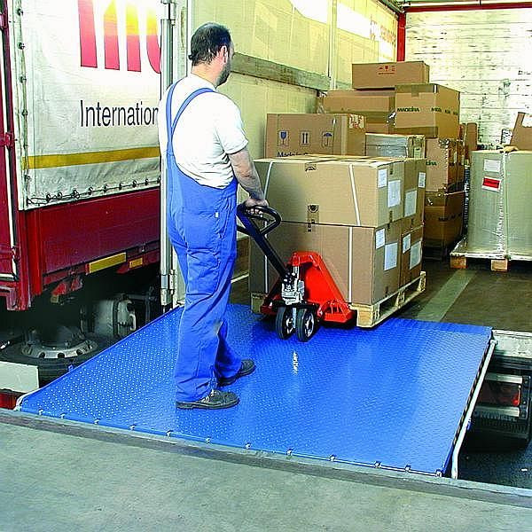 Altec Überladebrücke Stahl FBS, Länge: 1750 mm, Breite: 1750 mm, Tragkraft: 5000 kg, verschiebbar, Plattform: stahlverzinkt, mit Segmentzunge, 30311005