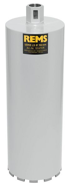 REMS Universal-Diamant-Kernbohrkrone UDKB LS 162x420xUNC 1 1/4, 181470 R