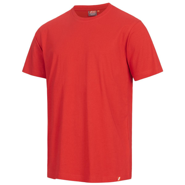 NITRAS MOTION TEX LIGHT, T-Shirt, vorgewaschen, Rundhals, Nackenband, 100% Baumwolle, 160 g/qm, Größe: 5XL, Farbe: rot, VE: 20 Stück, 7005-6000-5XL