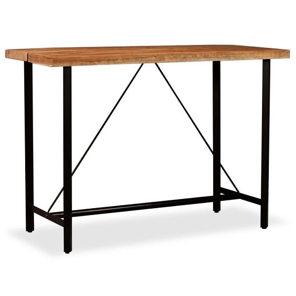 vidaXL Bartisch Akazie Massivholz 150 x 70 x 107 cm, 245437