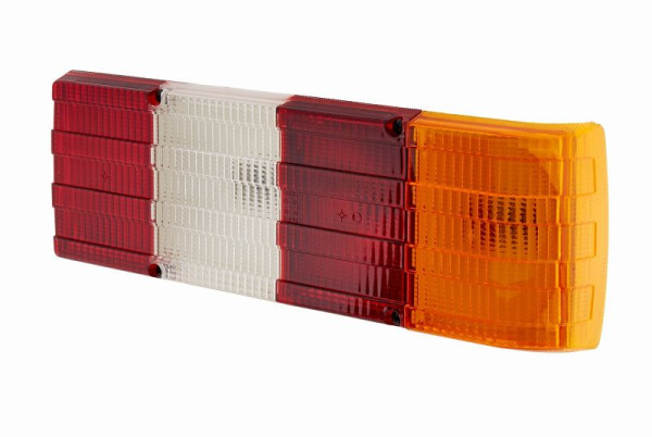 HELLA Heckleuchte - Glühlampe - 12V - Einbau/geschraubt - Lichtscheibenfarbe: mehrfarbig - Stecker: Flachstecker - links/rechts, 2SK 004 460-041