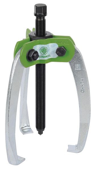KUKKO 3-armiger Universal Abzieher mit selbstzentrierenden Abzughaken, Spannweite außen: 160 mm, 45-3