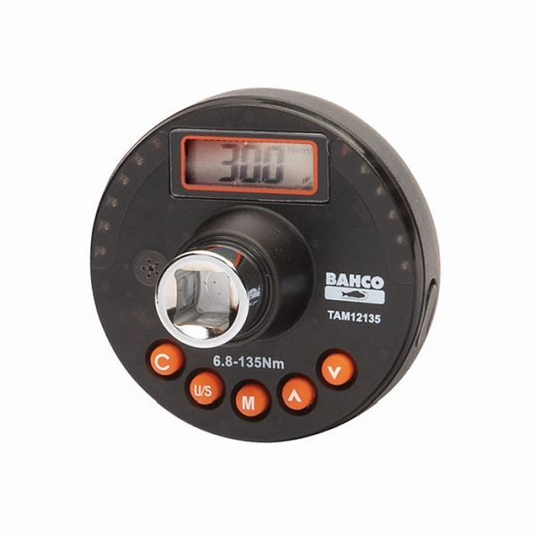 Bahco Elektronischer Drehmoment- und Winkelmessadapter, 1/2", 10-200 NM, TAM12200