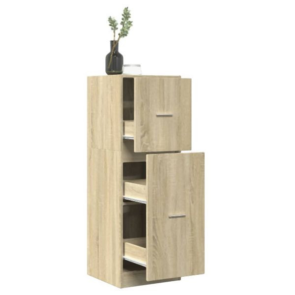 vidaXL Apothekerschrank Sonoma-Eiche 40x41x118 cm Holzwerkstoff, 855198