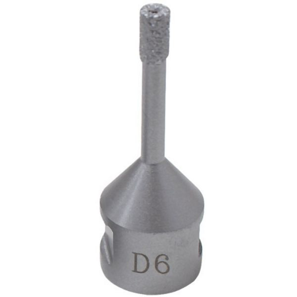 Karl Dahm Bohrkrone Diamant (trocken) mit Paraffin-Kühlung, Ø 6 mm, 50321