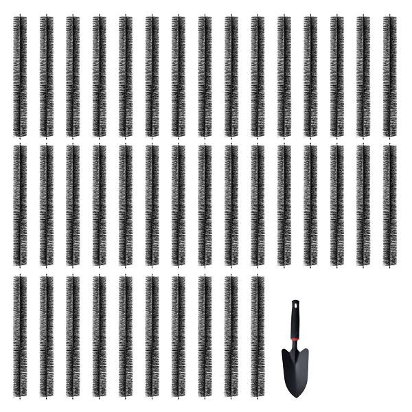 VEVOR Dachrinnenbürste, 36,6 m Gesamtlänge, φ110 mm, Laubschutz für 12,7 cm Dachrinnen, 40er-Pack, TGMS433INCH4SIK5TV0