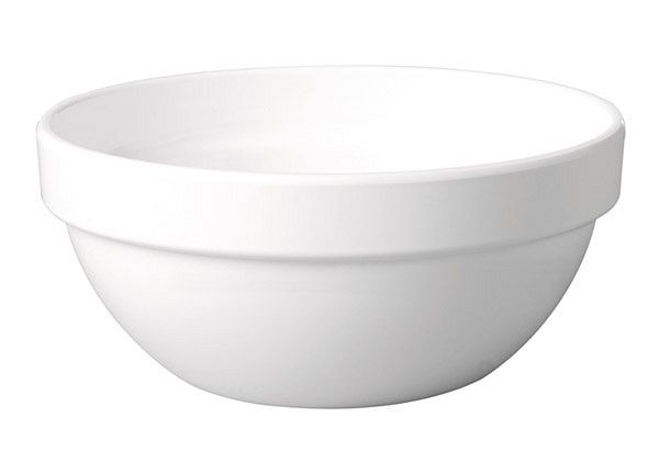APS Schale -CASUAL MAXI-, Ø 20 cm, Höhe: 9,2 cm, Melamin, weiß, 1,8 Liter, 83704