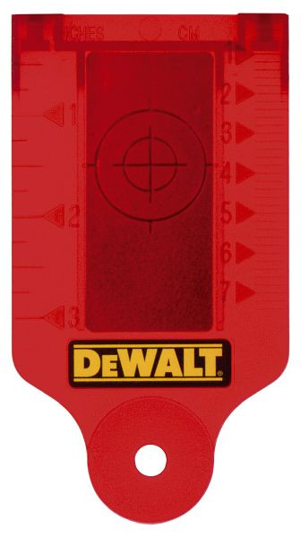 DeWalt Laser Zieltafel, mit Magnethalterung, DE0730-XJ, 5035048101797