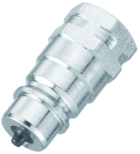 Prevost Austauschbare Hydrauliknippel mit Klappenventilverschluss, Eingang mit IG BSPP= G 1/4, Nenn- Ø= 6 mm, HCG 066101