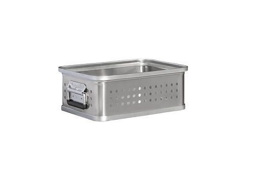 DENIOS Transportkasten aus Aluminium, ohne Deckel, Größe 4-0, 305137
