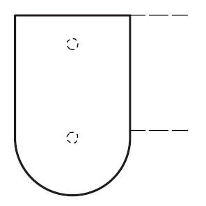 Deskin Anbauplatte, Dekor lichtgrau, B 1250 x T 800 x H 680 - 820 mm, 274438