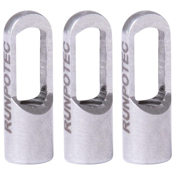 Runpotec Zugösen SET, VE: 3 Stück, Durchmesser 7 mm für Glasfaserstab mit Gewinde RTG 6 mm, 20411