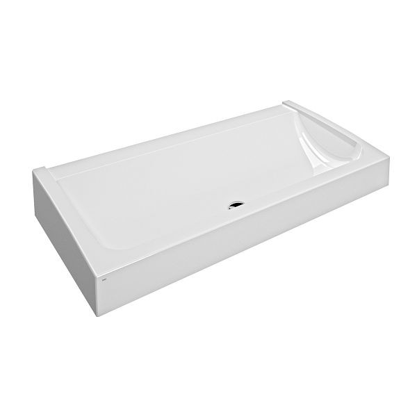 KWC Waschrinne, Futura exklusiv, Miranit, 1400x170x570 mm, Ablaufventil, 2030057406