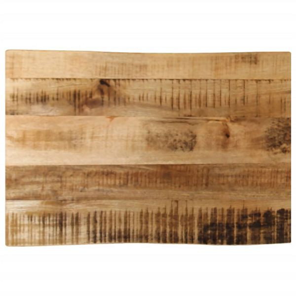vidaXL Tischplatte mit Baumkante 60x40x3,8 cm Raues Mango Massivholz, 370680