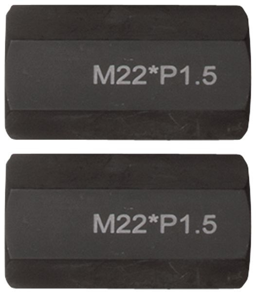 KS Tools Gewindeadapter-Satz M22x1,5x65mm, 2-teilig, 460.1776