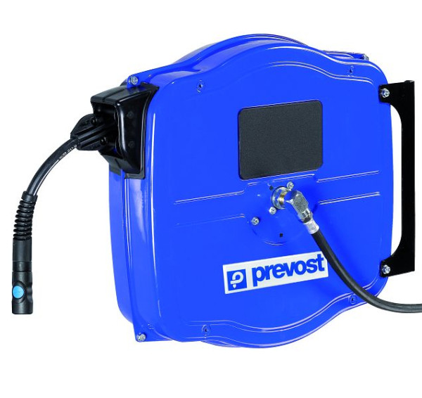 Prevost Aufroller Serie DGF - Großes Modell - mit Gummischlauch, Ø Innen/Außen= 13 x 20 mm, Länge= 10 m, Kupplung= ISI 08, DGF 1310IS