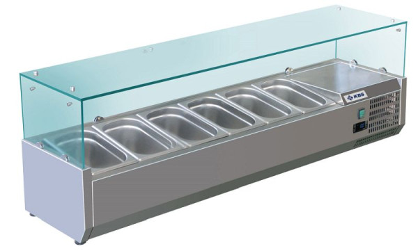 KBS Kühlaufsatz RX1500, mit Glasaufbau 6x GN 1/3, 340150