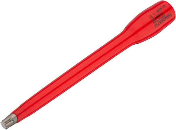 Hazet Schraubendreher-Steckschlüsseleinsatz, Vierkant hohl 10 mm, Innen TORX® Profil, T50, Lange Ausführung, 8802KV-LG-T50