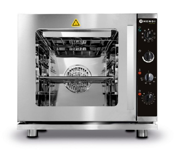 Hendi Kombidämpfer mit Grill 4x GN 2/3, Edelstahl, 225929