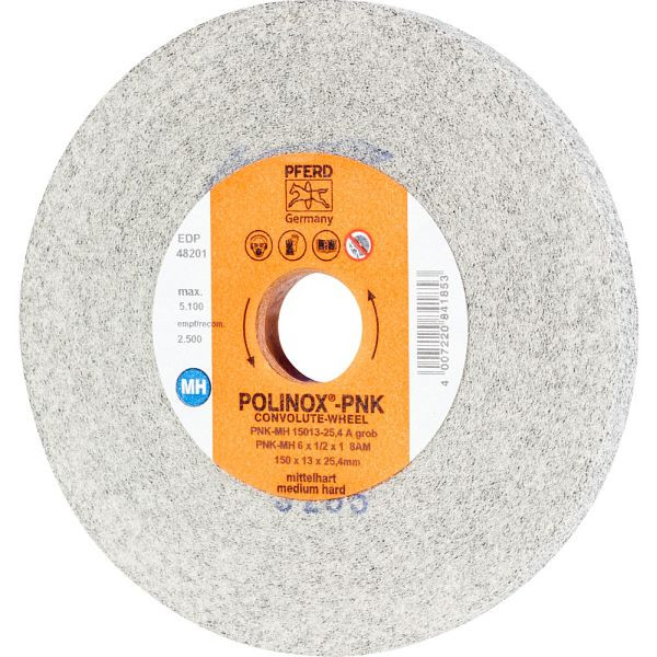 Pferd POLINOX-Kompaktschleifrad PNK-MH 15013-25,4 A G, 47802638